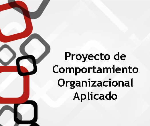 Proyecto de Comportamiento Organizacional Aplicado