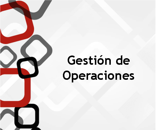 Gestión de Operaciones